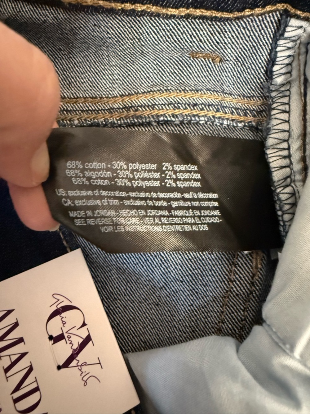 Gloria Vanderbilt Amanda slimming jeans size 8P Short - Picture 10 of 12